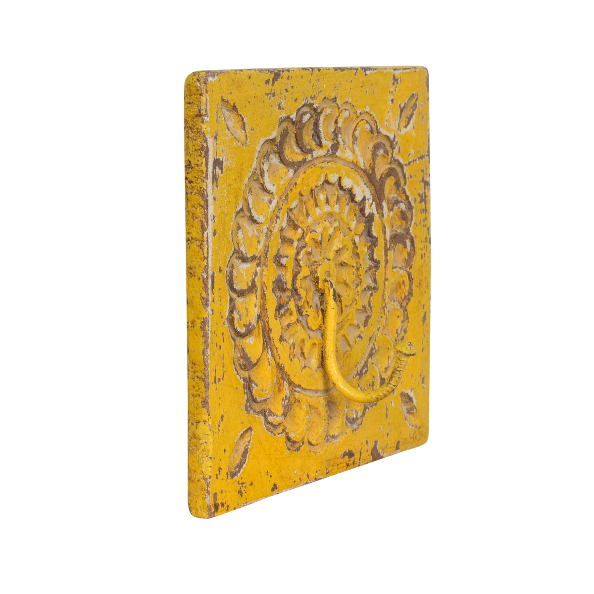Handcrafted Rajasthani Wooden Wall Hook – Functional Art