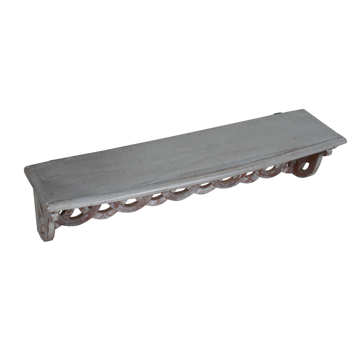 Handcrafted Rajasthani Wooden Wall Shelf – Functional Art with Intricate Detailing