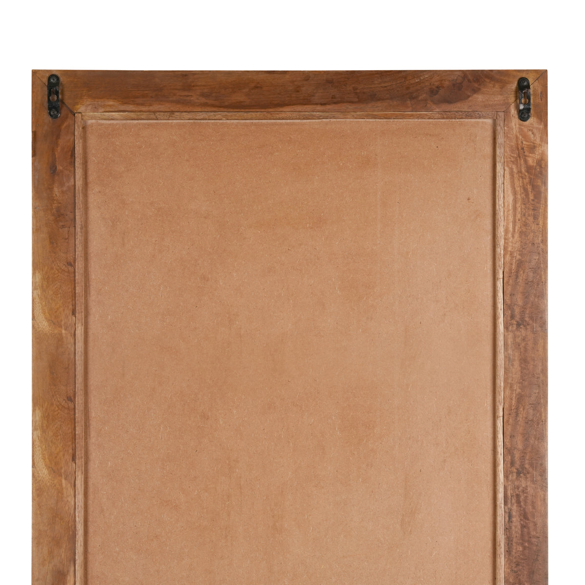 Handcrafted Wooden Wall Mirror with Intricate Carved Frame