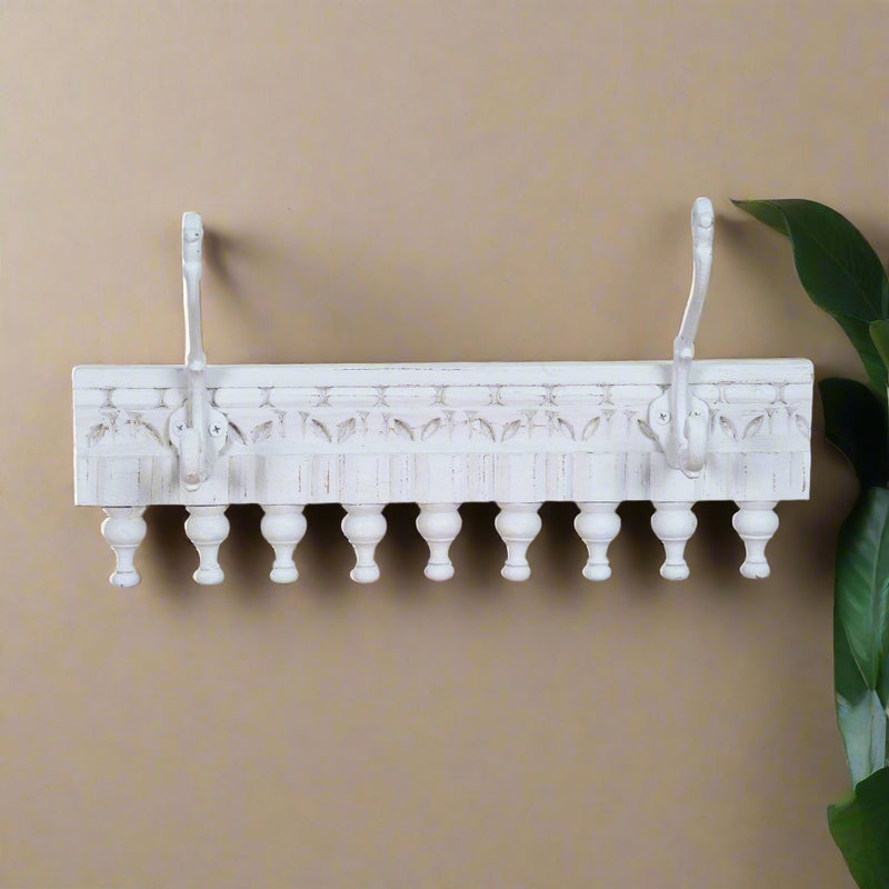 Handcrafted Wooden Wall Hooks – Colorful & Functional Decor