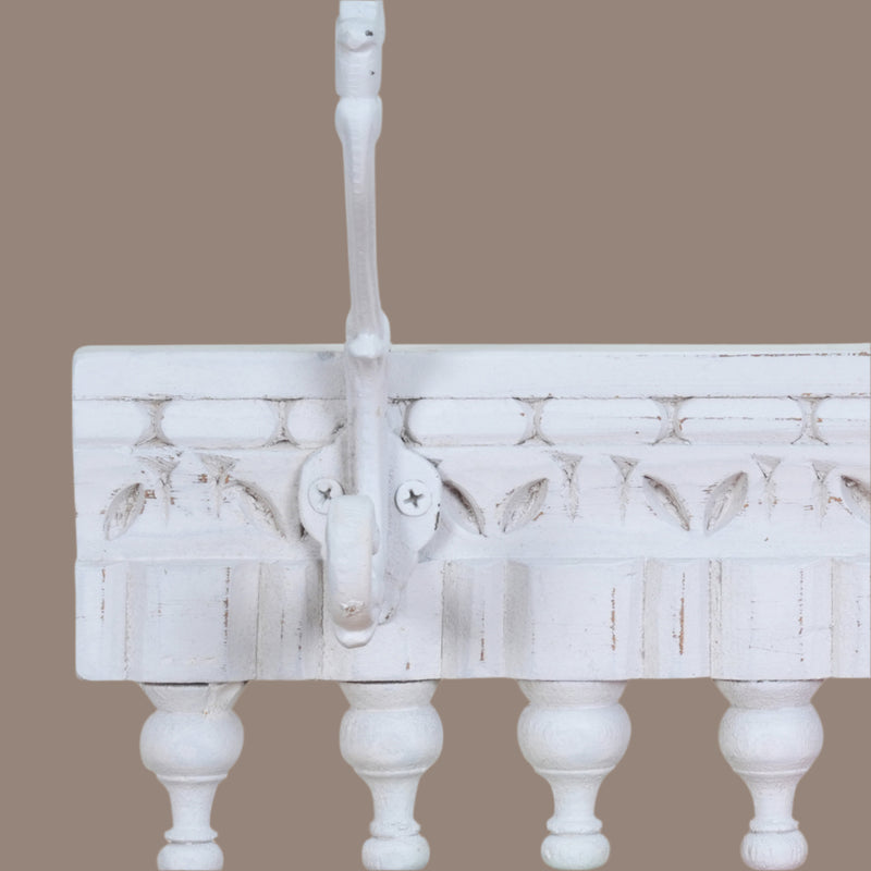 Handcrafted Wooden Wall Hooks (3 hooks) – Colorful & Functional Decor