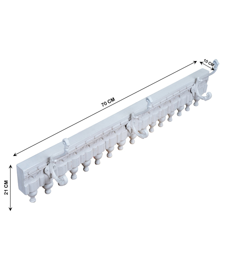 Handcrafted Wooden Wall Hooks (3 hooks) – Colorful & Functional Decor