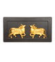 Handcrafted Metal Bull Wall Art – Traditional Rajasthani Design