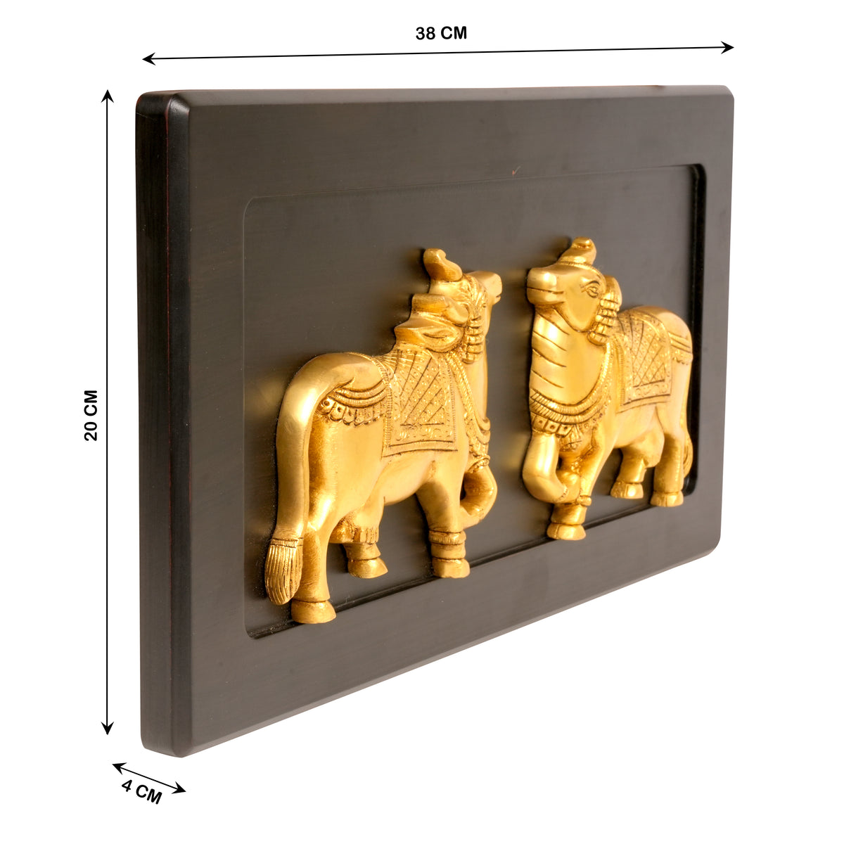 Handcrafted Metal Bull Wall Art – Traditional Rajasthani Design