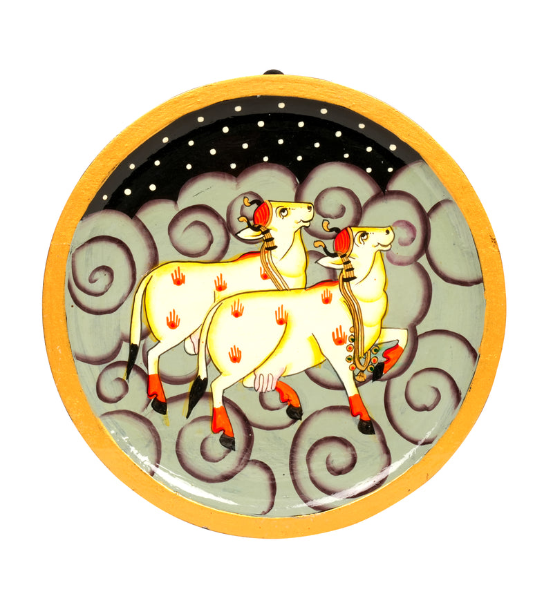 Hand-Painted Heritage Wall Plate