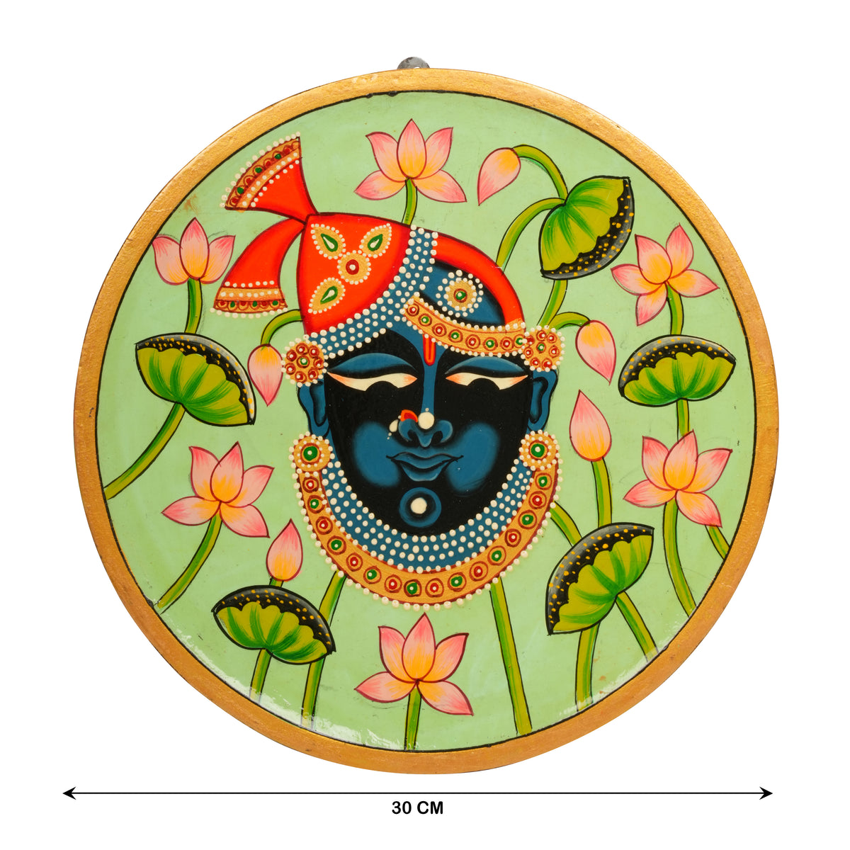 Rajasthani Hand-Painted Wall Plate