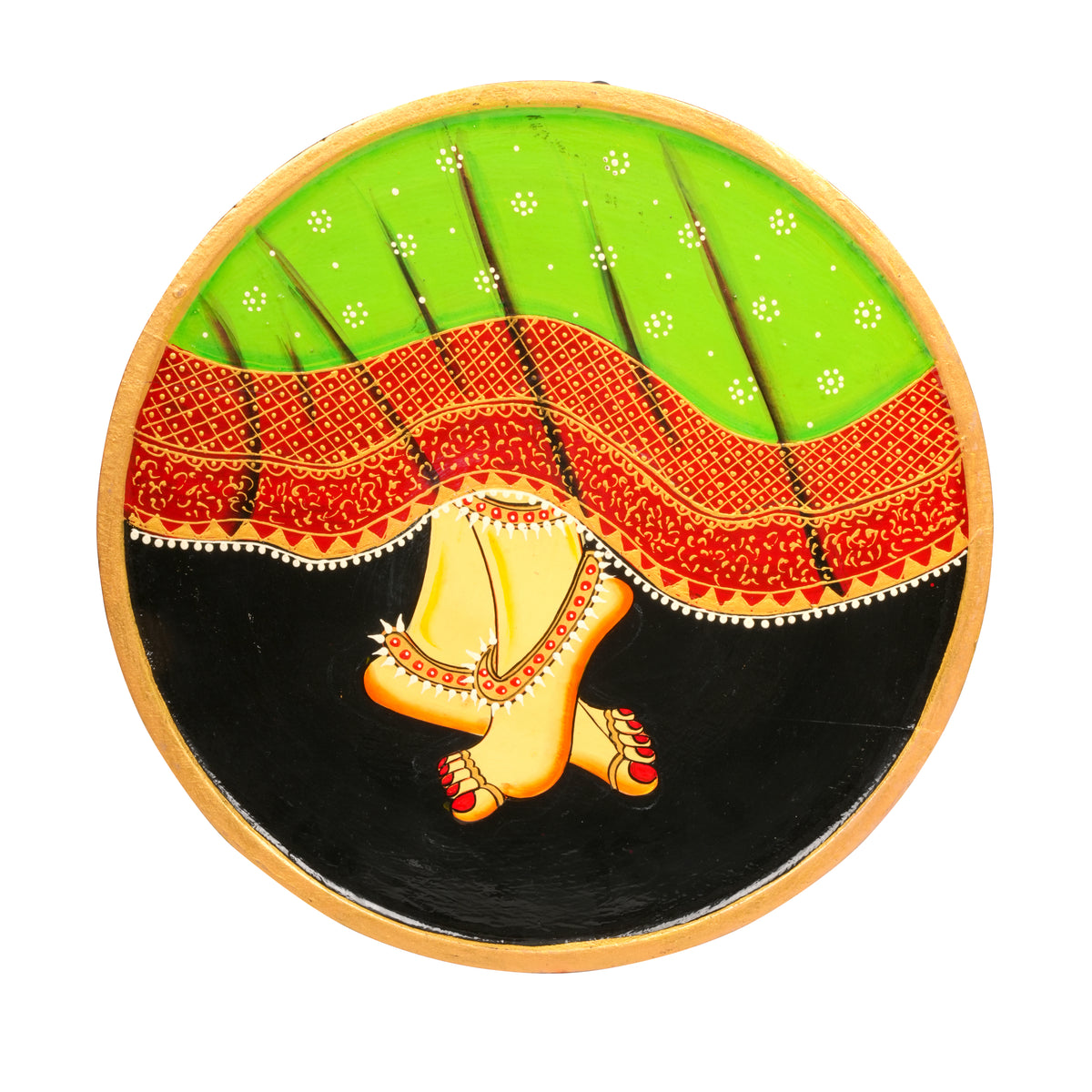 Rajasthani Hand-Painted Wall Plate