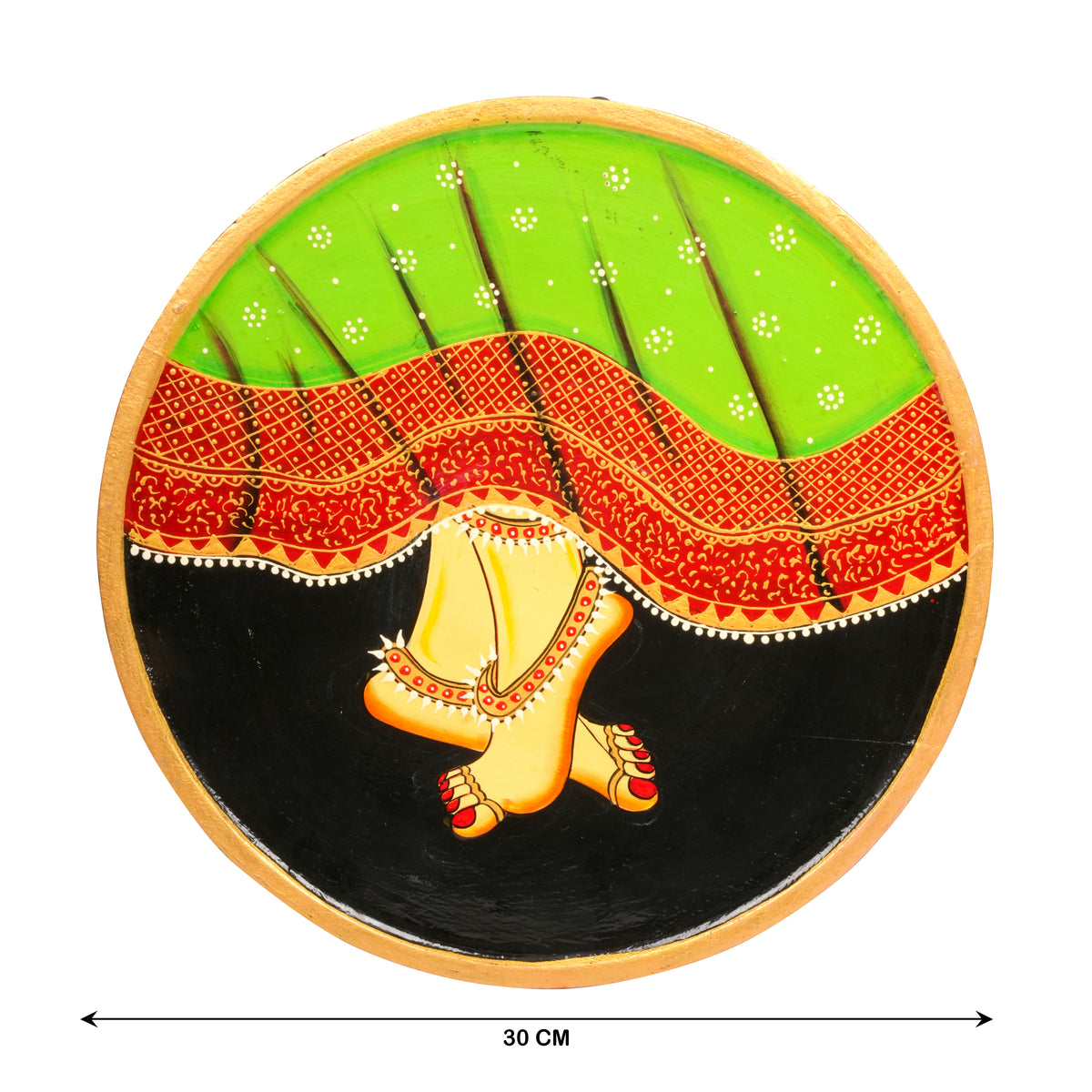 Rajasthani Hand-Painted Wall Plate