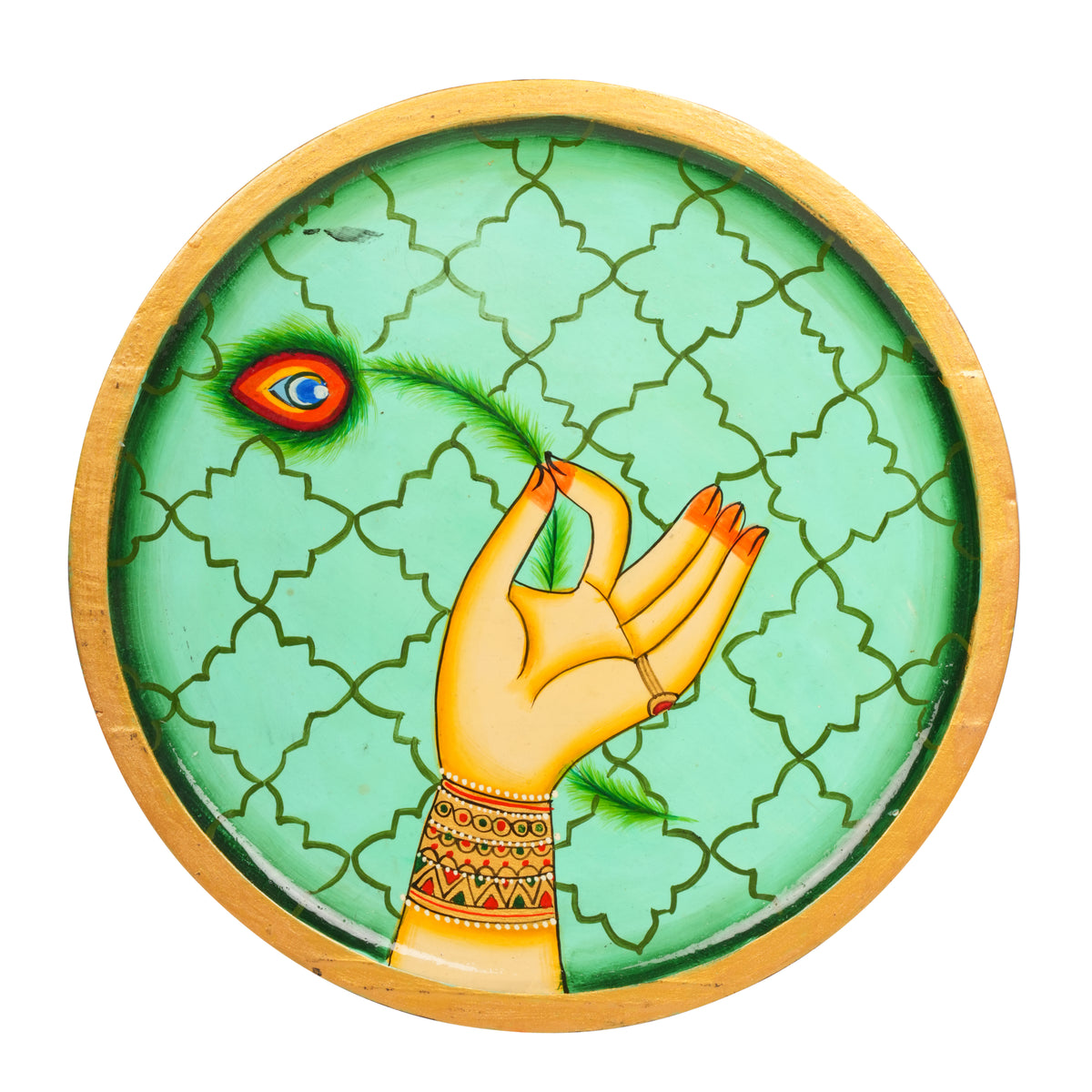 Rajasthani Hand-Painted Wall Plate