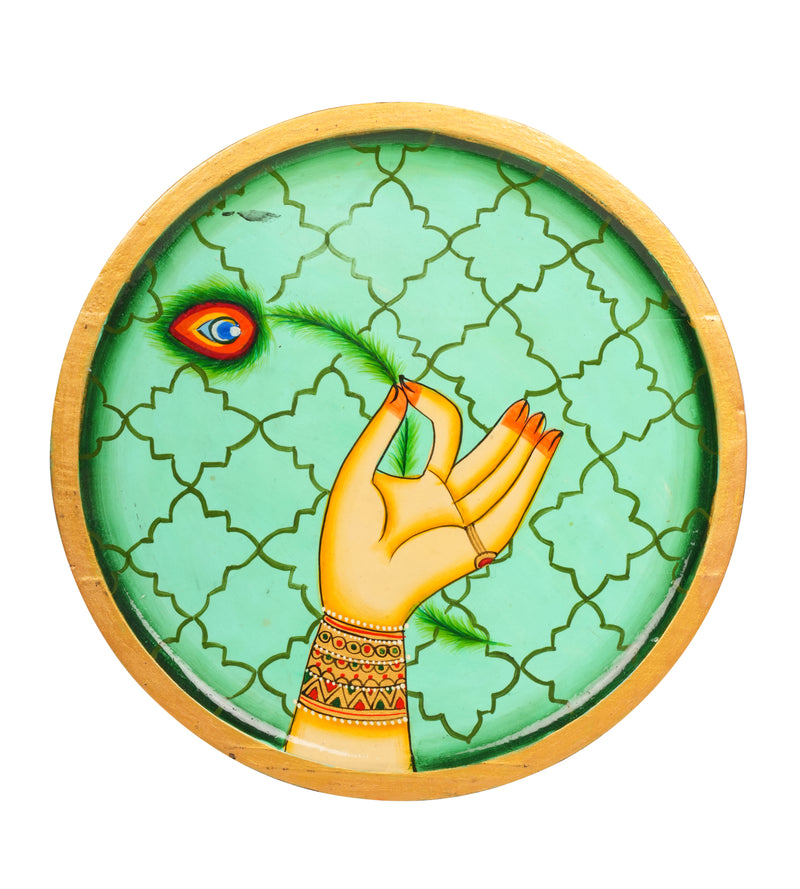 Rajasthani Hand-Painted Wall Plate