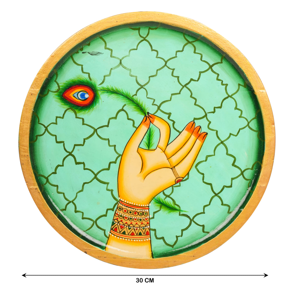 Rajasthani Hand-Painted Wall Plate