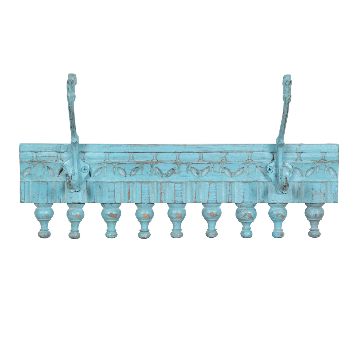 Handcrafted Wooden Wall Hooks – Colorful & Functional Decor