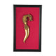 Handcrafted Traditional Brass Royal Dagger Frame | Framed Velvet Wall Art