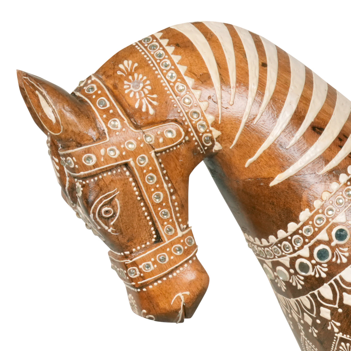Handcrafted Rajasthani Wooden Rocking Horse – A Timeless Treasure