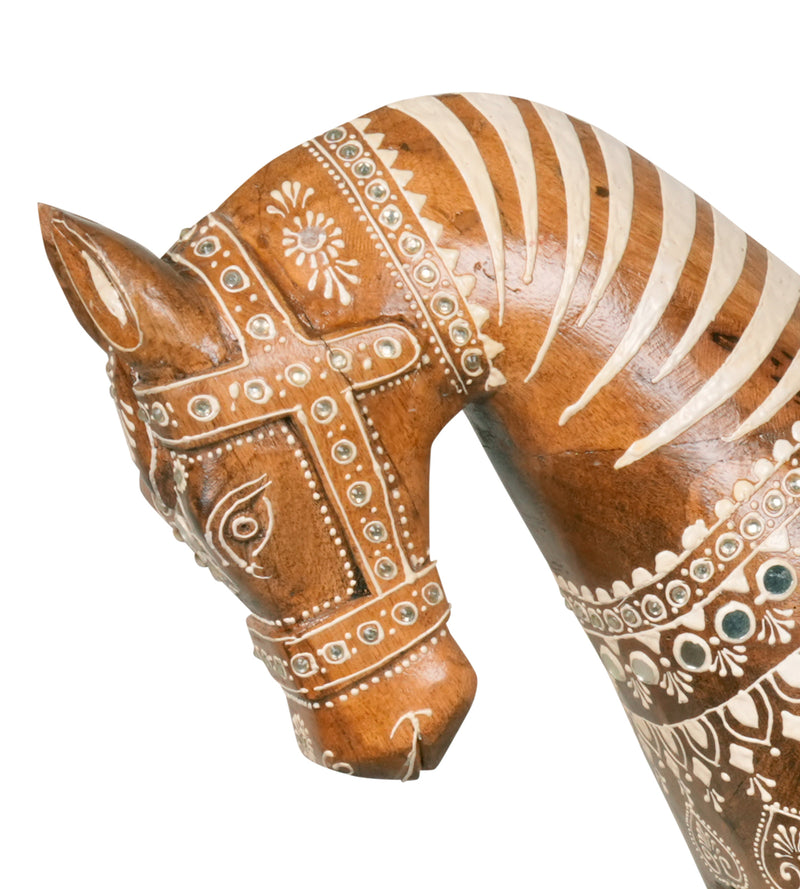Handcrafted Rajasthani Wooden Rocking Horse – A Timeless Treasure