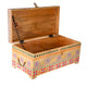 Handcrafted Rajasthani Wooden Storage Box – Vibrant Painted Motifs