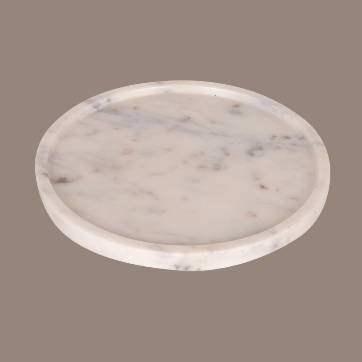 Classic Round Marble Tray