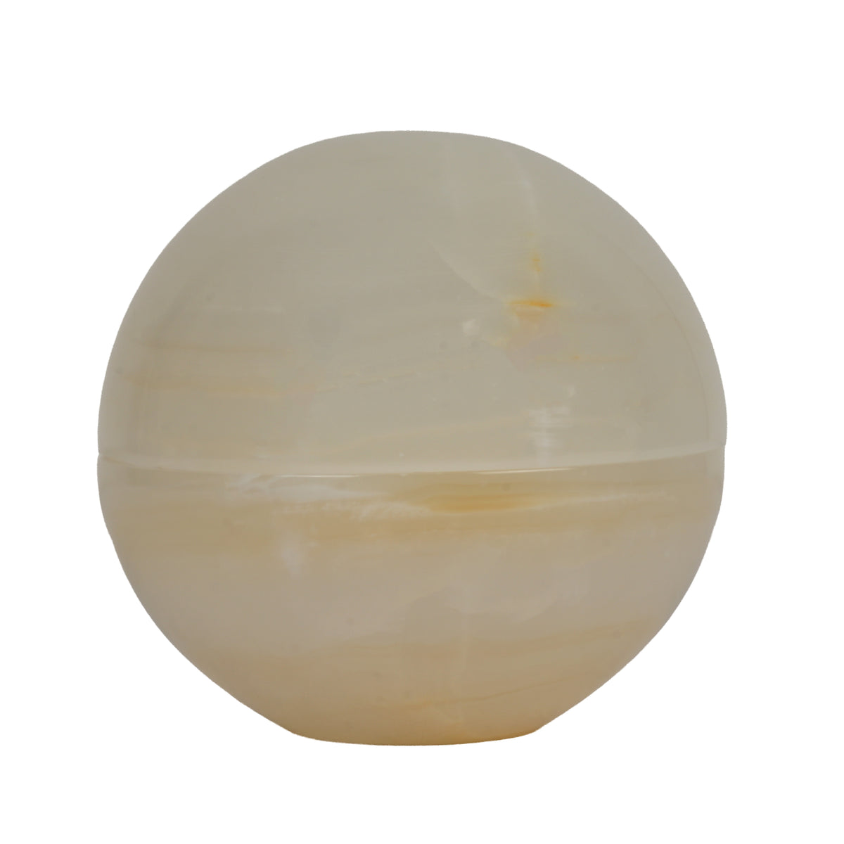 Handcrafted Onyx Candy Box with Lid | Creative Natural Banded Marble Trinket Dish