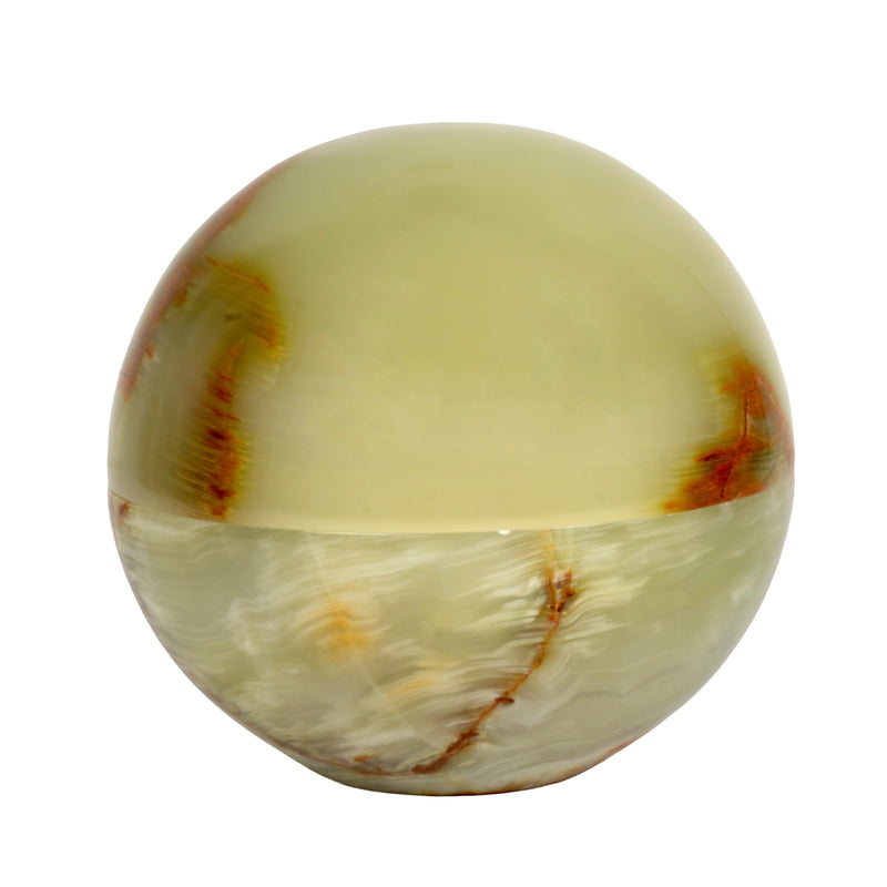 Handcrafted Onyx Candy Box with Lid | Creative Natural Banded Marble Trinket Dish