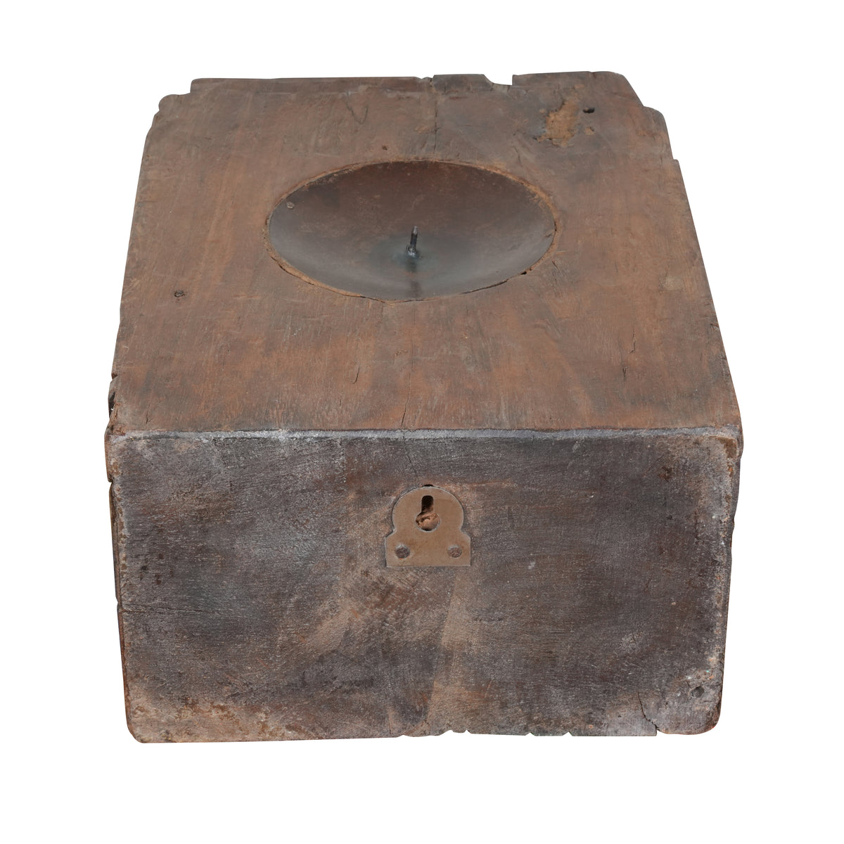 Antique Mango Wood Candle Holder – Handcrafted Elegance from Rajasthan