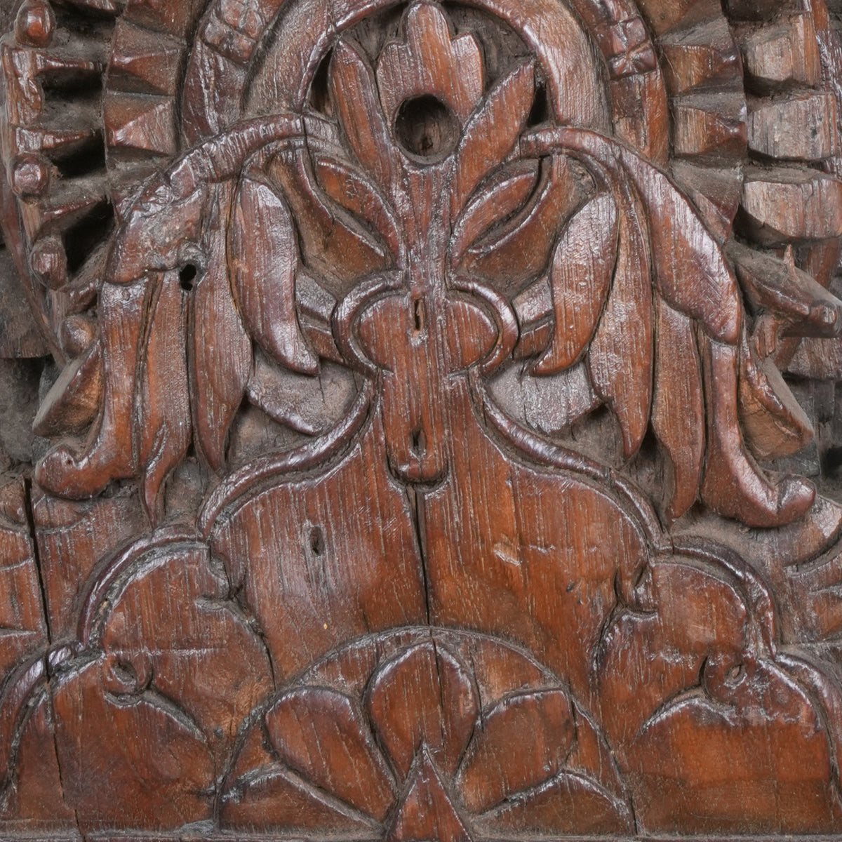 Antique Mango Wood Candle Holder – Handcrafted Elegance from Rajasthan