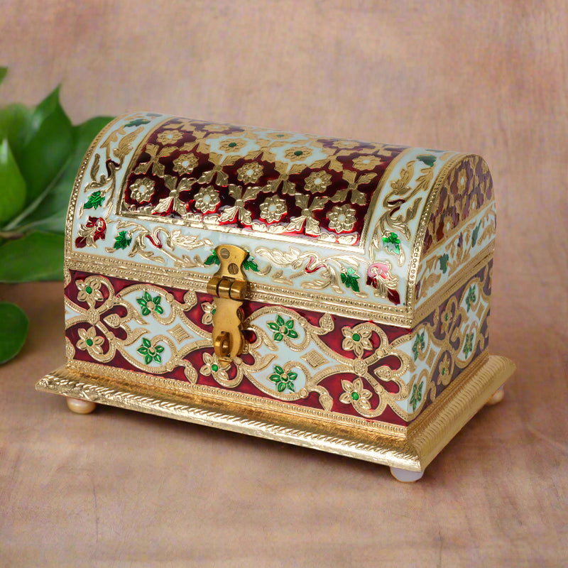 Decorative Jewelry Box with Intricate Detailing