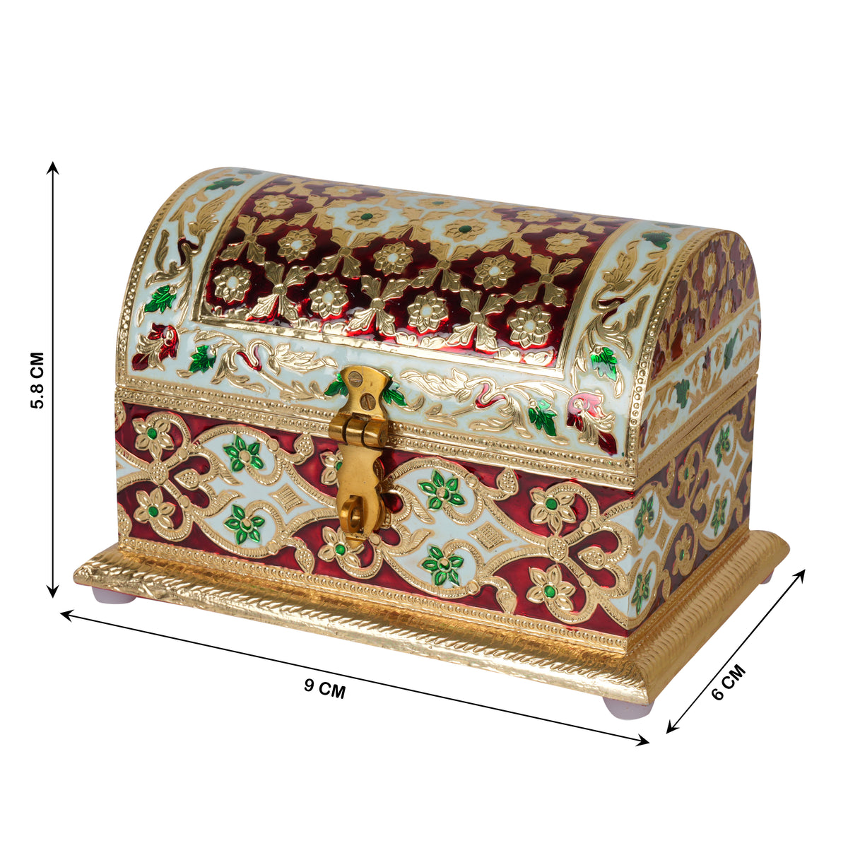 Decorative Jewelry Box with Intricate Detailing