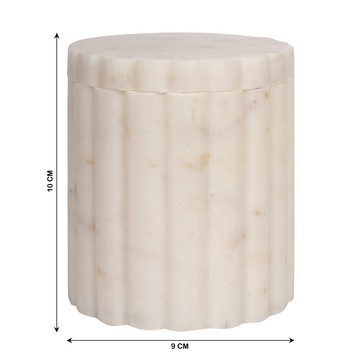 Modern White Marble Bathroom Accessory Set