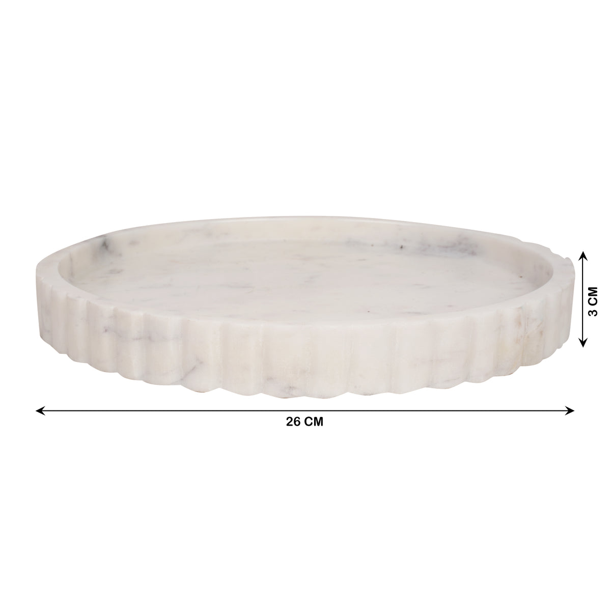 Modern White Marble Bathroom Accessory Set