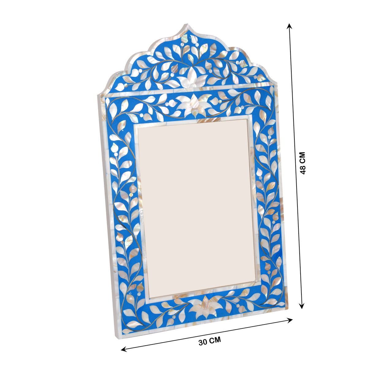Handcrafted Indian Mother of Pearl Inlay Photo Frame | Timeless Elegance for Your Memories