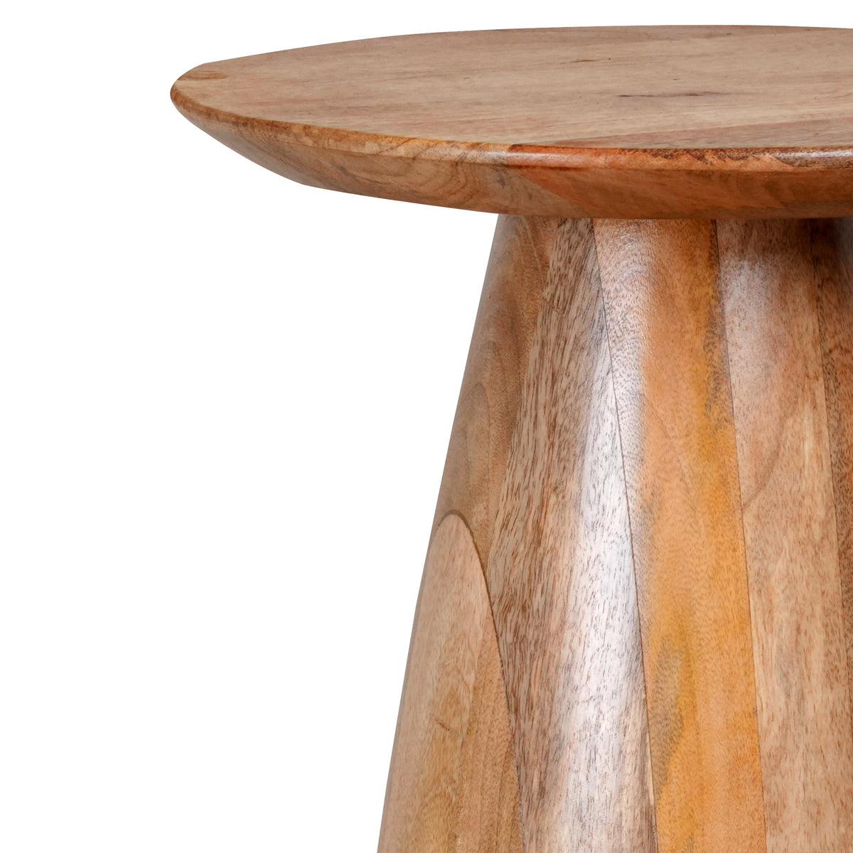 Handcrafted Rajasthani Wooden Side Table – Minimalist Design