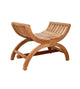 Handcrafted Rajasthani Wooden Stool/Ottoman – Rustic Charm