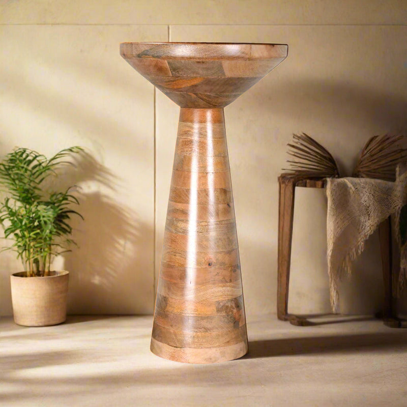 Handcrafted Wooden Side Table – Modern Design with Traditional Craftsmanship