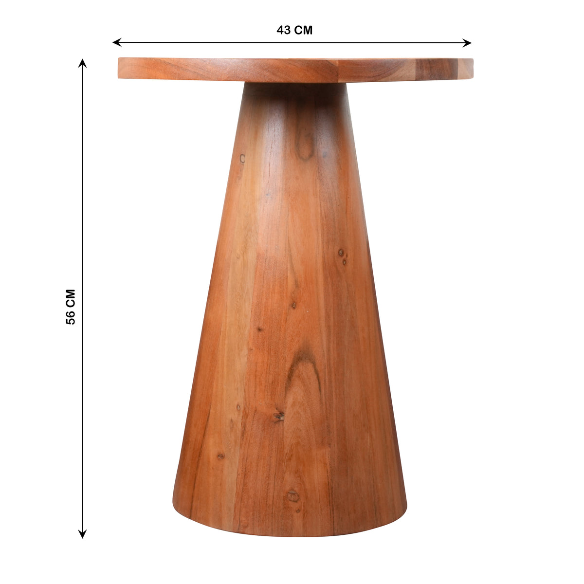 Handcrafted Wooden Side Table – Simple Yet Elegant Design