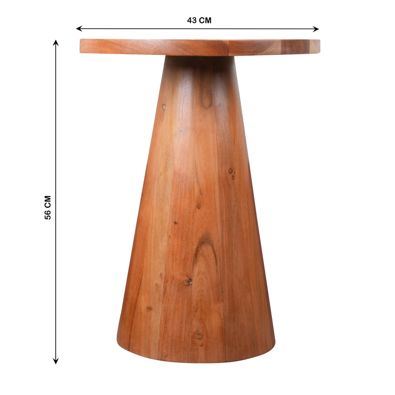 Handcrafted Wooden Side Table – Simple Yet Elegant Design