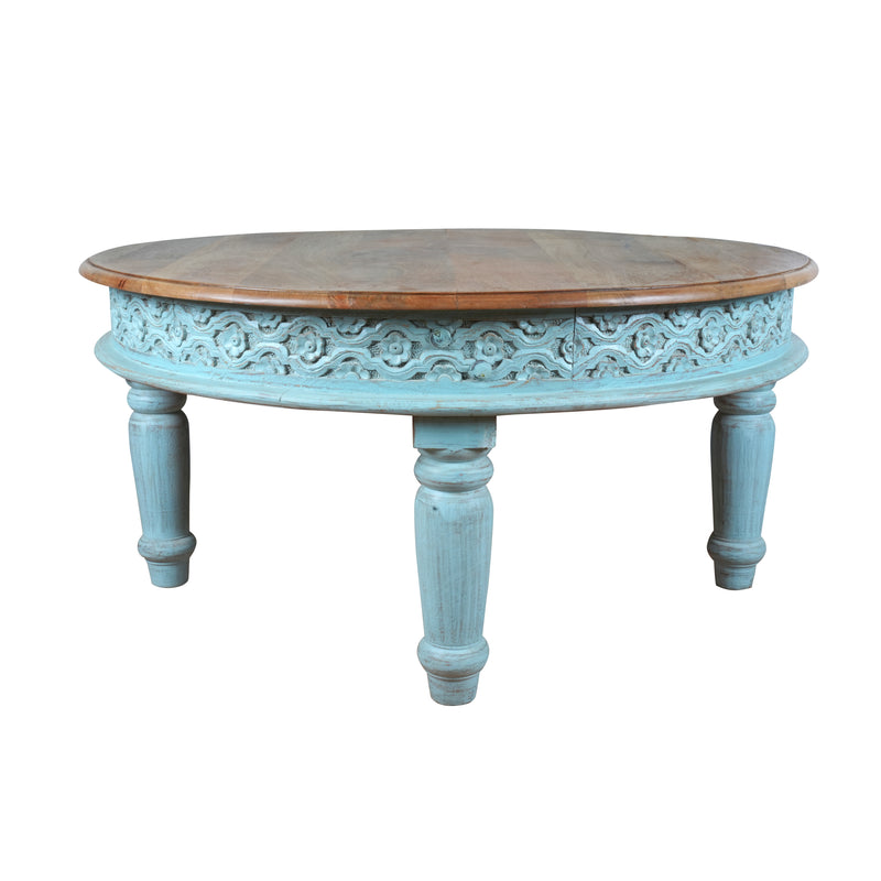 Handcrafted Wooden Coffee Table – Elegant and Timeless Design