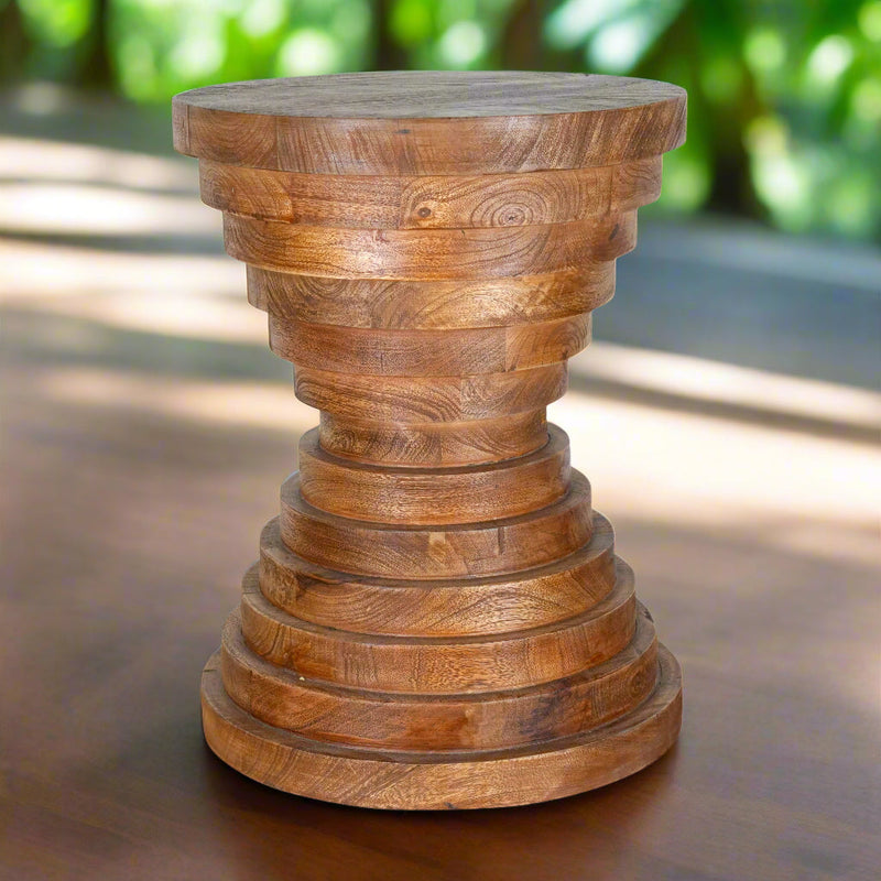 Handcrafted Wooden Stool – Unique Design and Modern Elegance