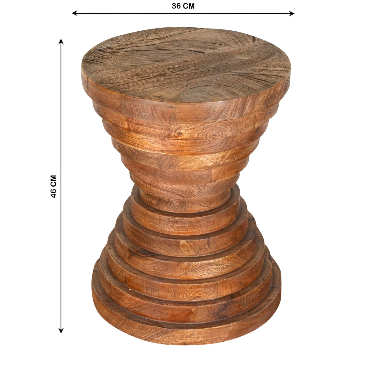 Handcrafted Wooden Stool – Unique Design and Modern Elegance