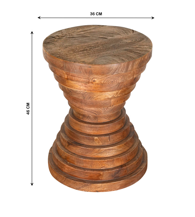 Handcrafted Wooden Stool – Unique Design and Modern Elegance