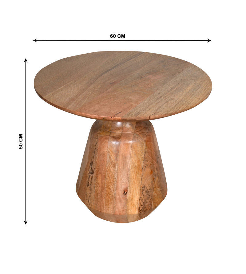 Handcrafted Wooden Side Table – Elegant Minimalist Design