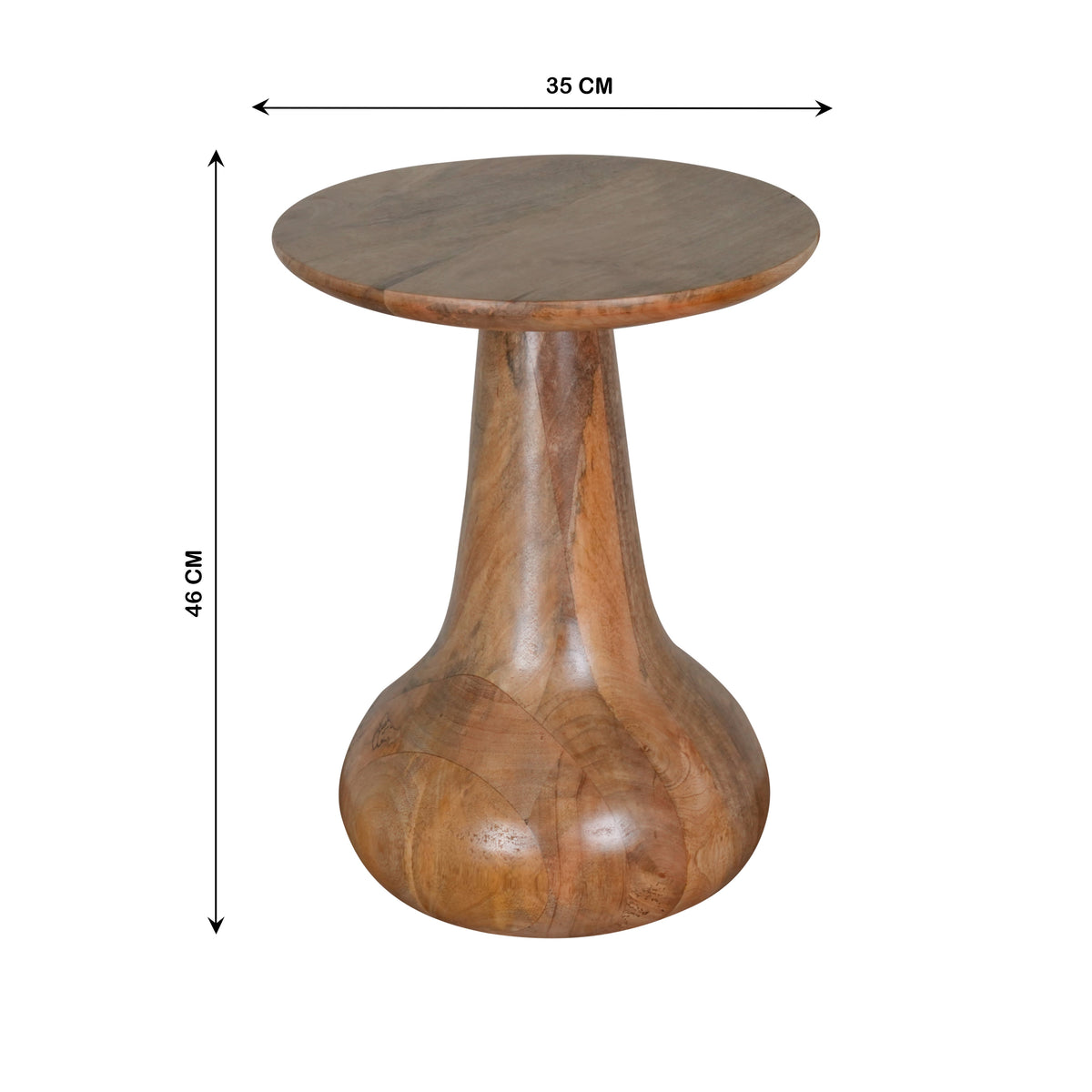 Handcrafted Wooden Side Table – Simple Elegance with Modern Design