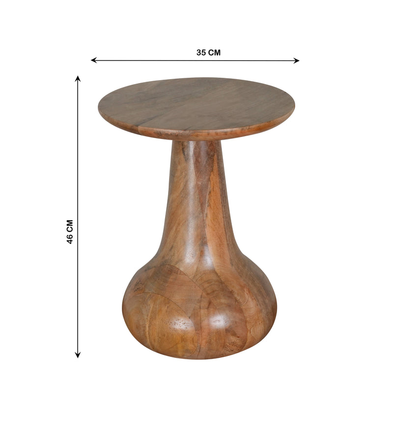 Handcrafted Wooden Side Table – Simple Elegance with Modern Design