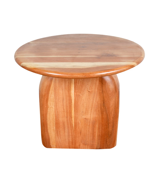 Handcrafted Wooden Side Table – Elegant and Modern Design