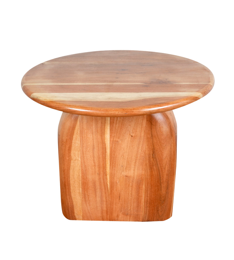 Handcrafted Wooden Side Table – Elegant and Modern Design