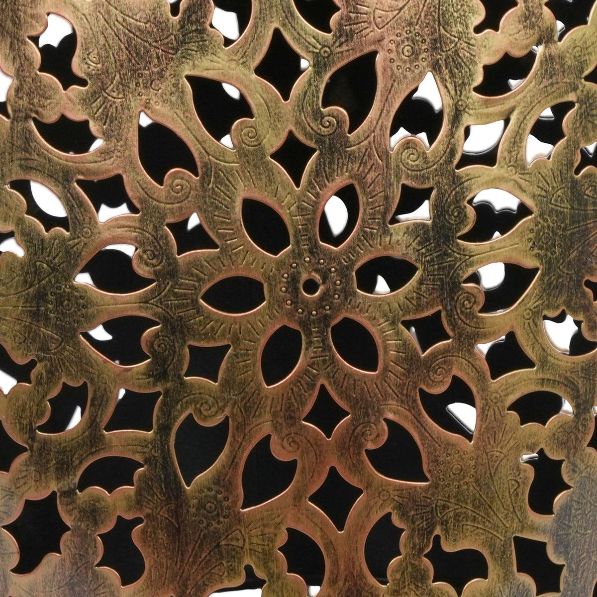 Handcrafted Metal Stool with Wooden Top – Intricate Rajasthani Design