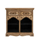 Handcrafted Rajasthani Wooden Cabinet – Intricate Painted Detailing