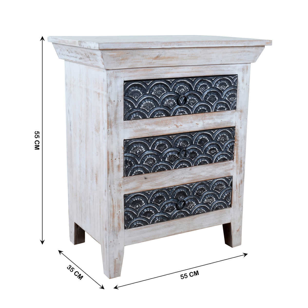 Handcrafted Wooden Bed Sides with Decorative Metal Panels – Rustic Charm