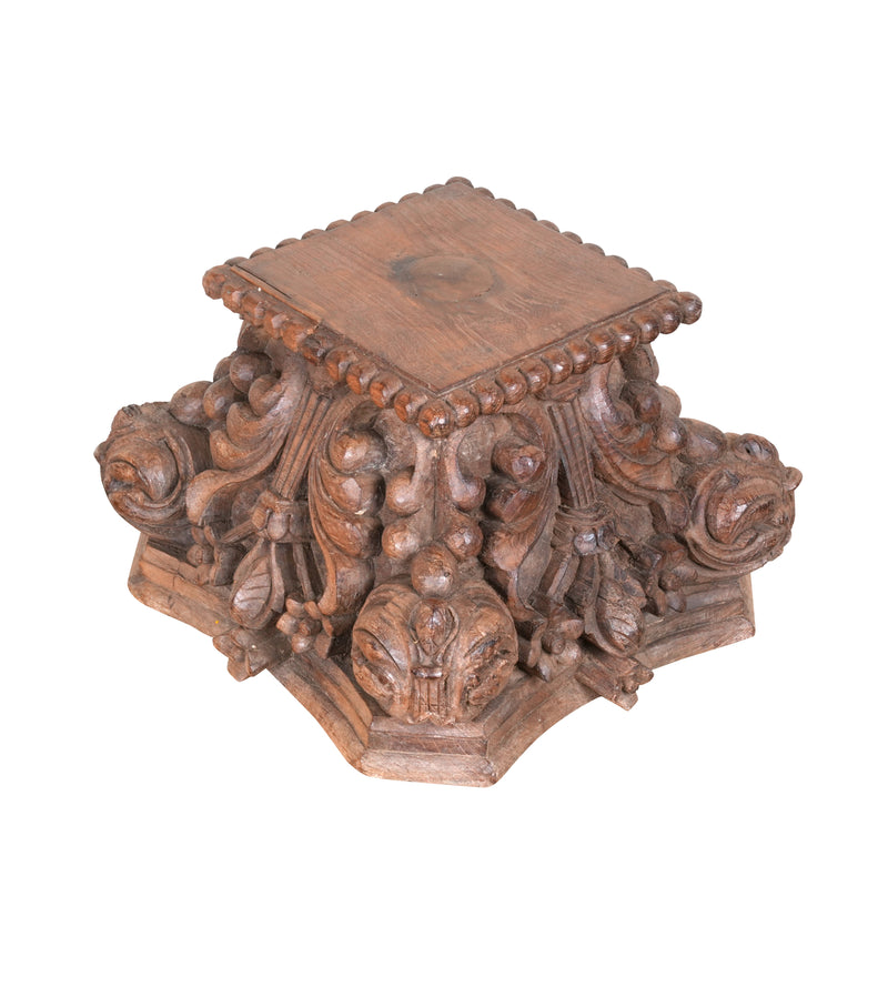 Handcrafted Pedestal – A Majestic Accent from Rajasthan