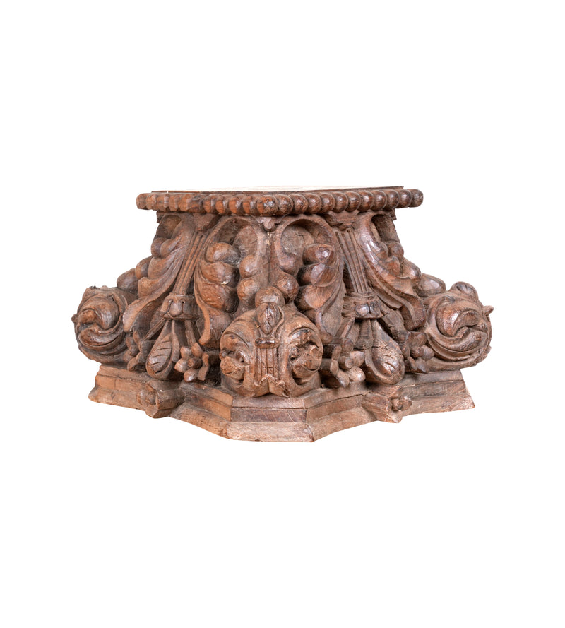 Handcrafted Pedestal – A Majestic Accent from Rajasthan