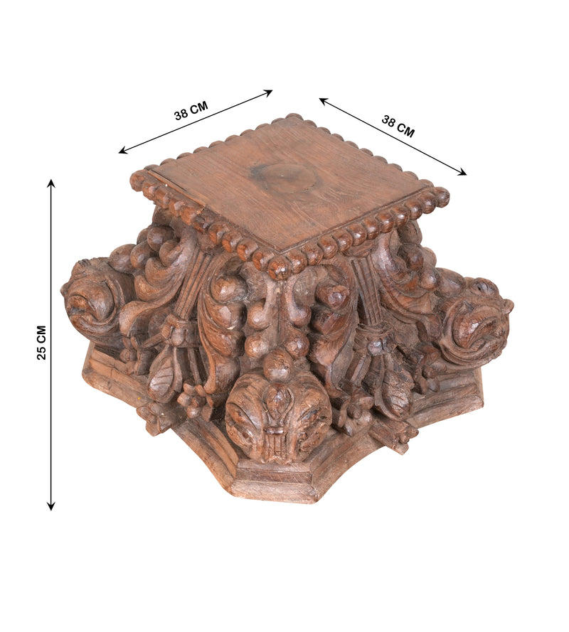 Handcrafted Pedestal – A Majestic Accent from Rajasthan